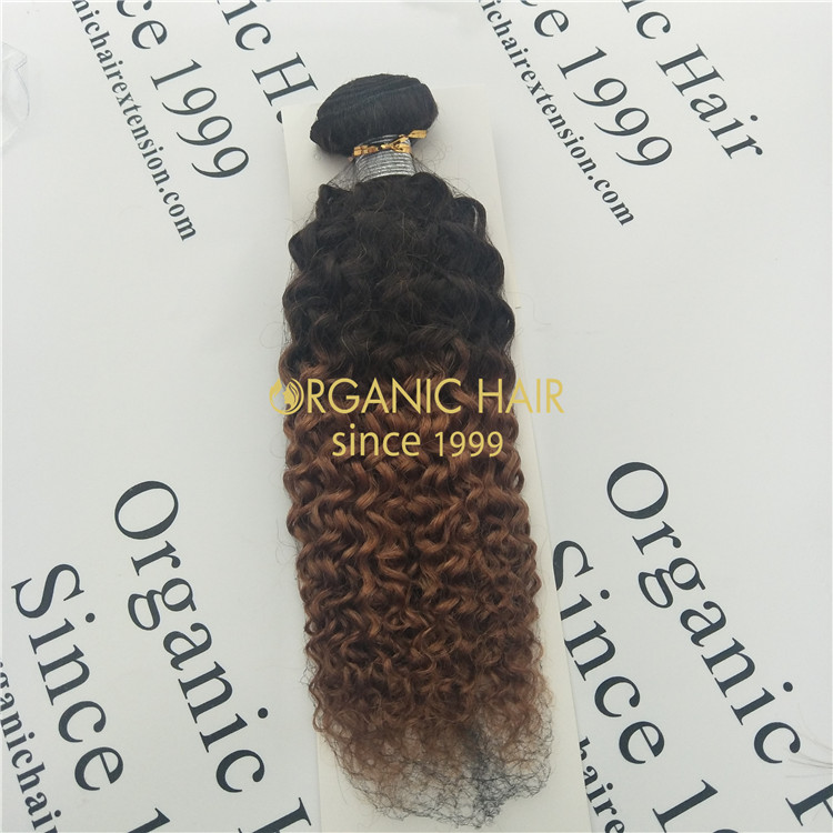 Ombre color hair bundles 14inch T1b/30 GT57